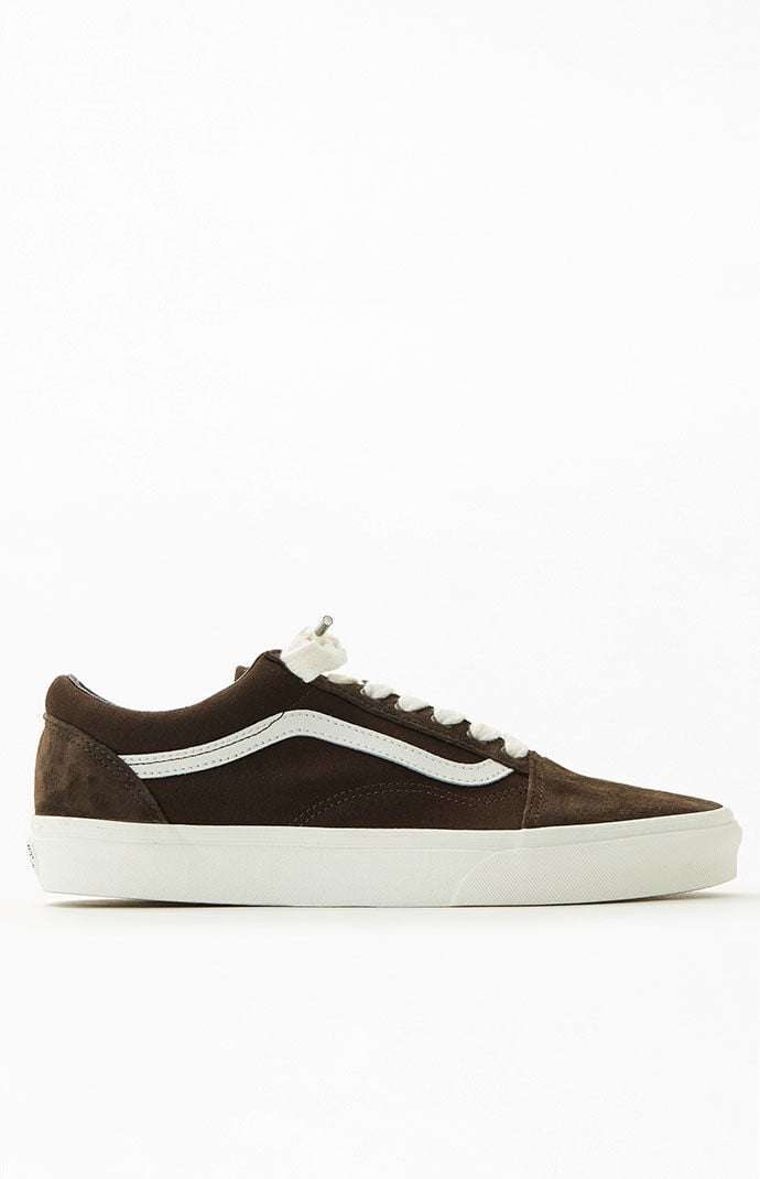 Vans Brown Old Skool Pig Suede Shoes PacSun