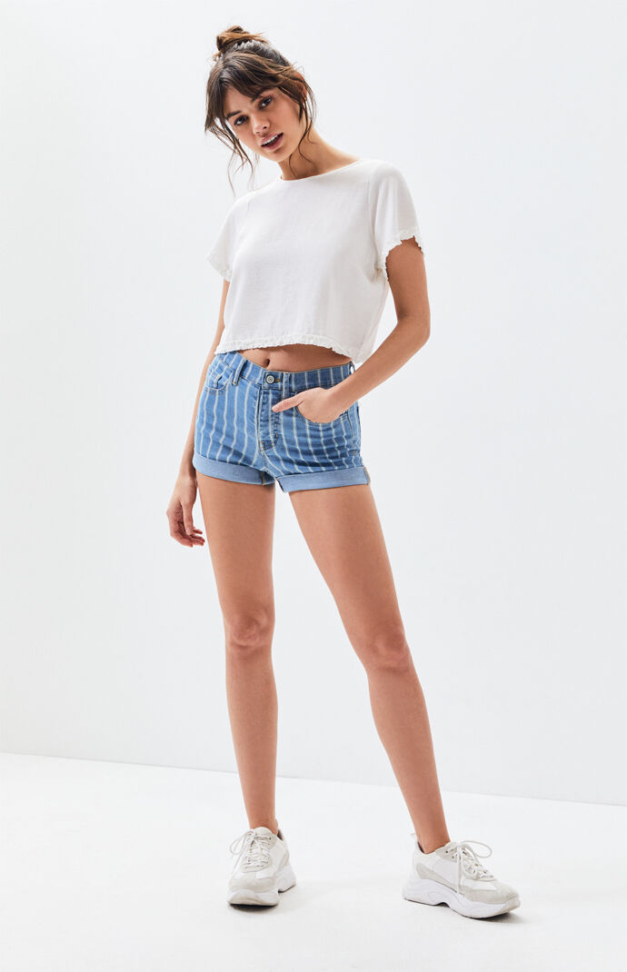 pacsun striped shorts