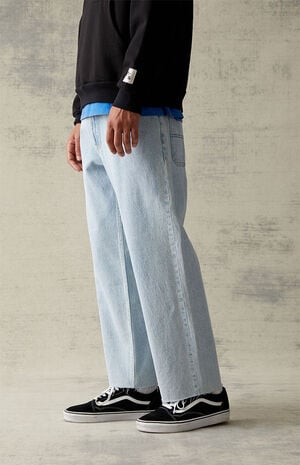 Eco Light Wash Baggy Jeans image number 2