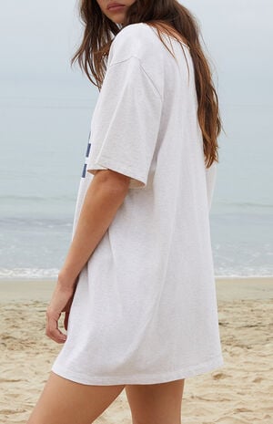 Light Gray Penelope 84 Off-The-Shoulder Oversized Top image number 3