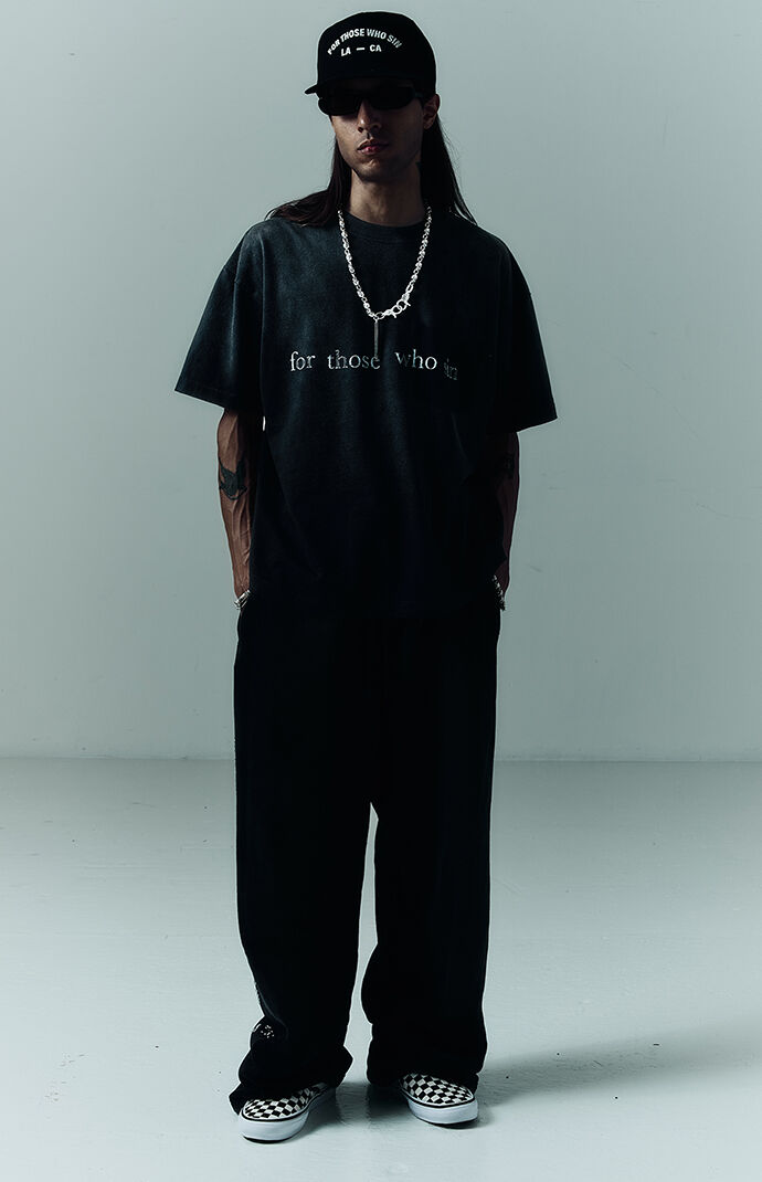 For Those Who Sin Retired Cowboy Wide Leg Sweatpants