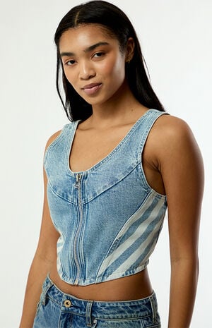 Jean Corset Top image number 1