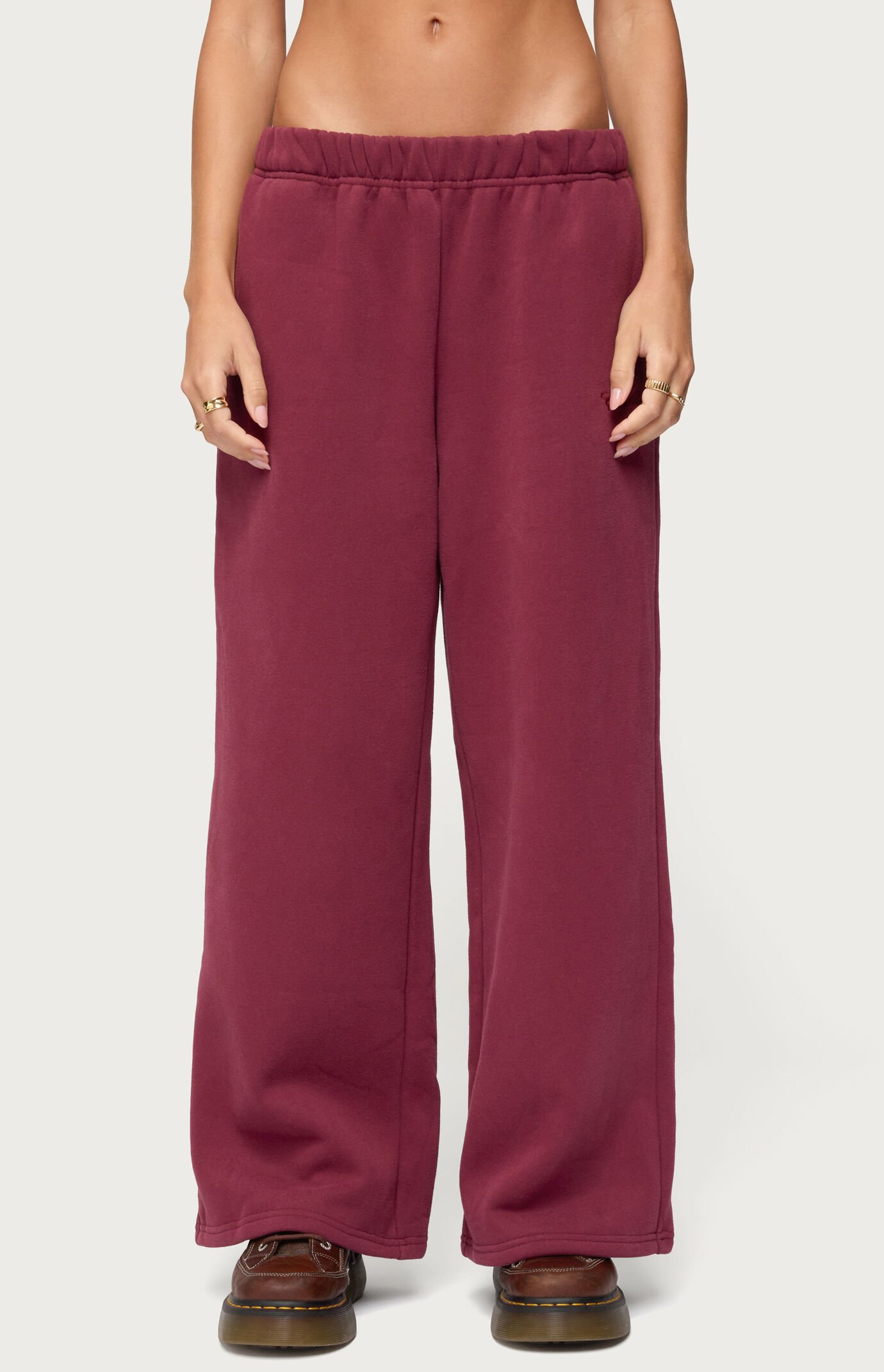 Edikted Basic Girl Wide Leg Edikted Sweatpants