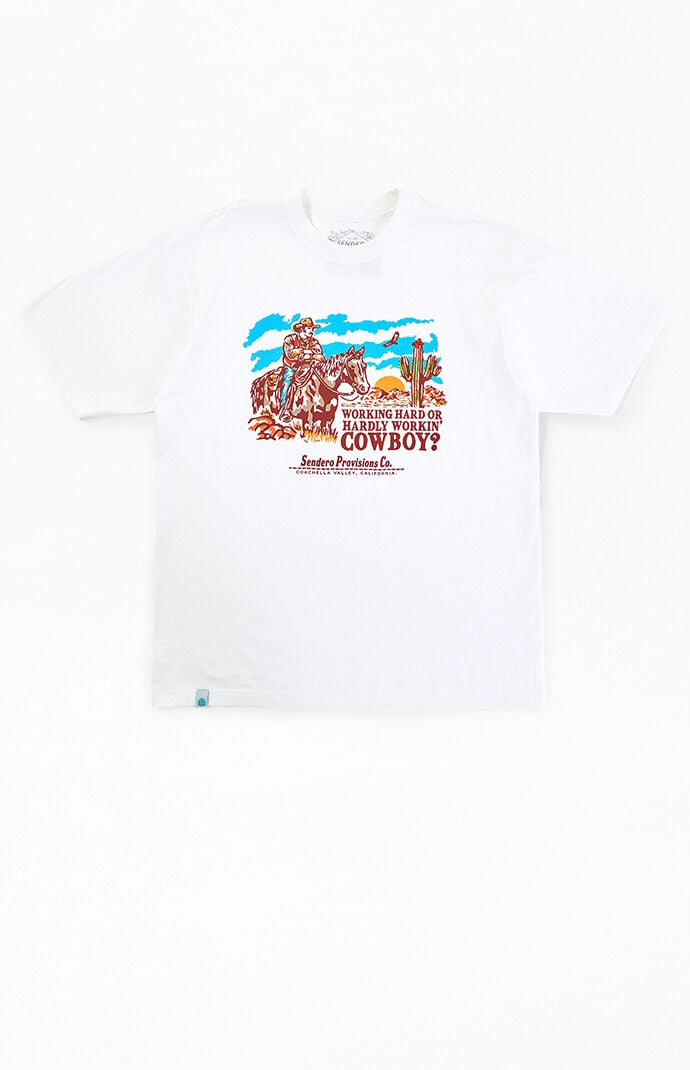 SENDERO Working Hard Cowboy T-Shirt