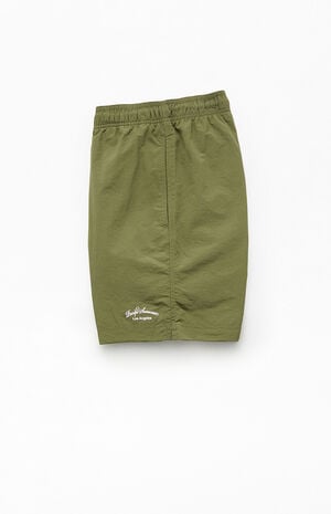 Green Collegiate 6.5" Swim Trunks image number 3