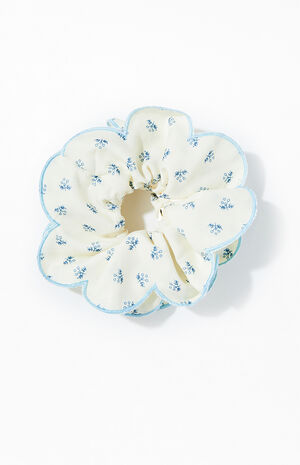 Floral Hair Scrunchie image number 1