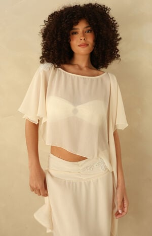 Borrowed Bliss Poncho Top image number 1