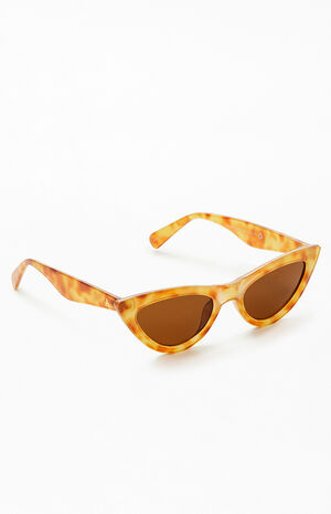 Tortoiseshell Dualism Cat Eye Sunglasses image number 1
