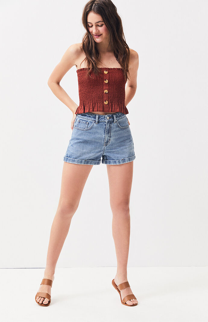 pacsun mom jean shorts