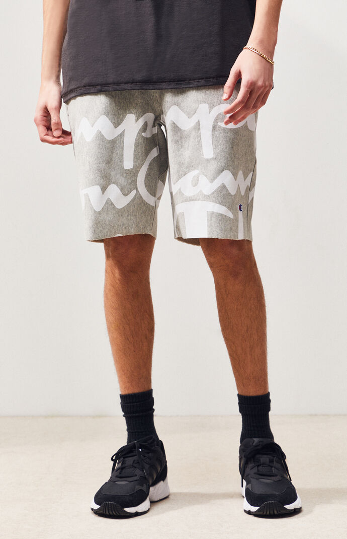 champion reverse weave all over print short