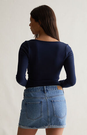 Peony Cinched Long Sleeve Top image number 4