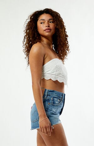 Embroidered Handkerchief Top image number 3