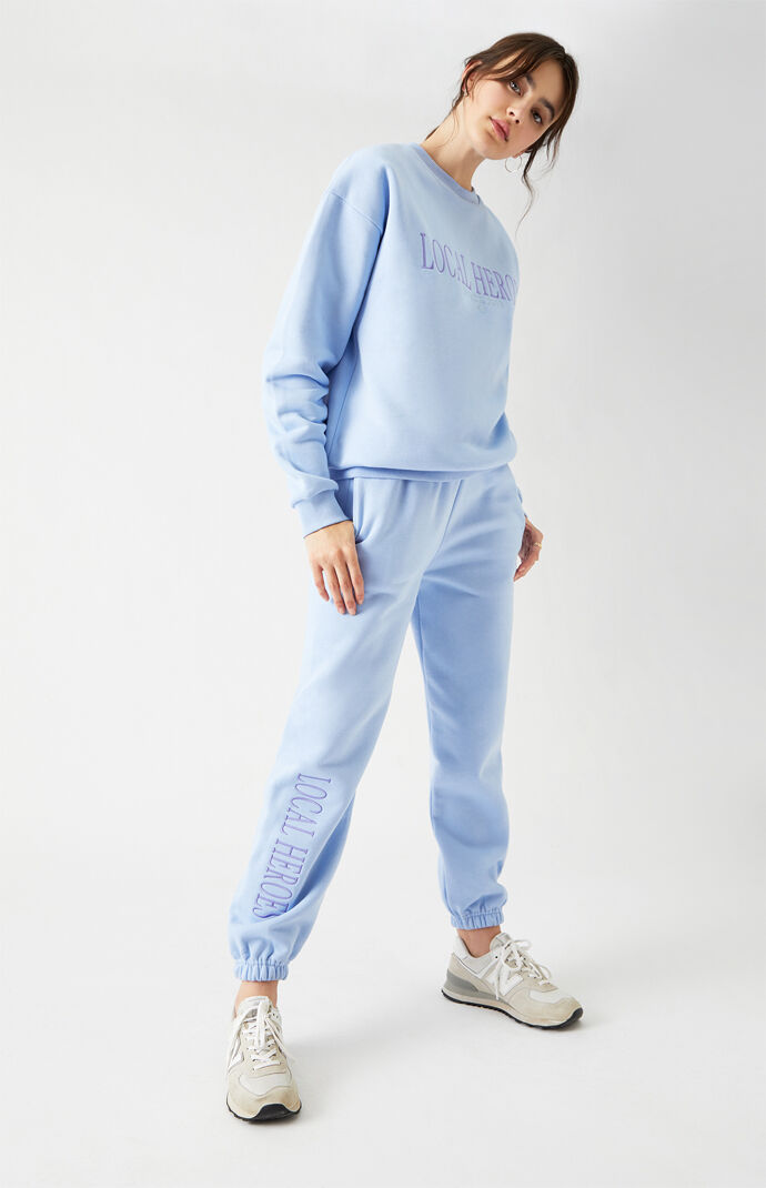 Blue Crew Neck Sweatshirt