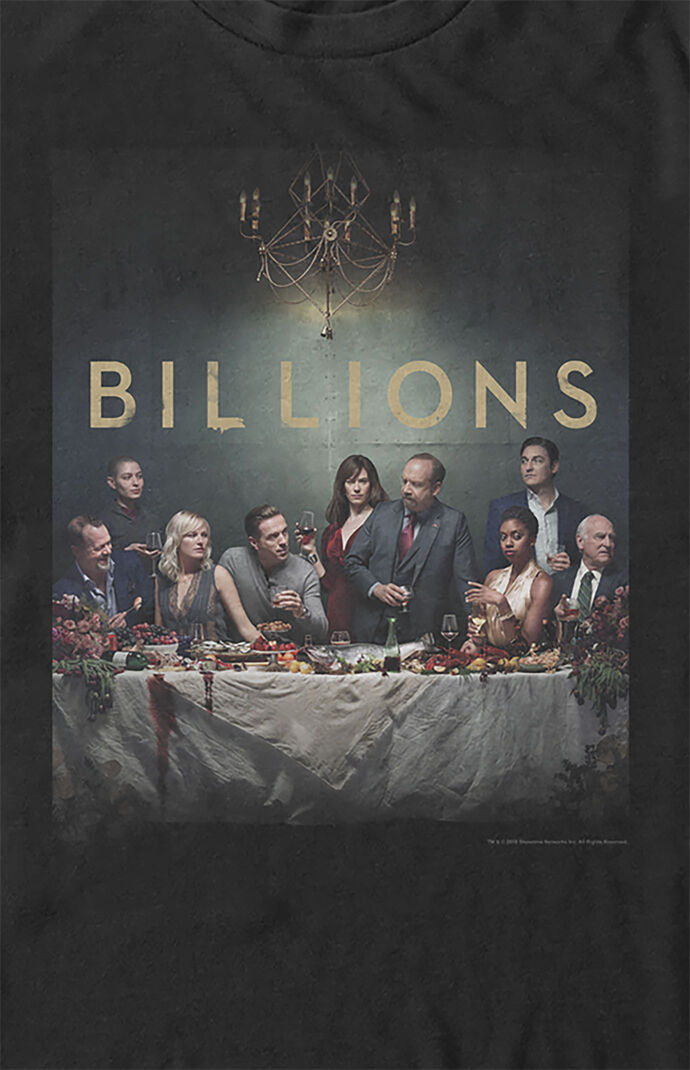 Billions Poster Graphic T-Shirt