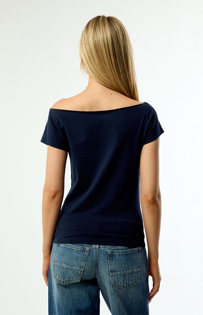 Your Favorite Sunset Park Off-The-Shoulder T-Shirt
