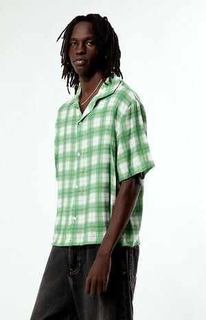Green Plaid Hanson Short Sleeve Shirt image number 3