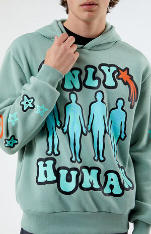 Only Human All Over Hoodie image number 2