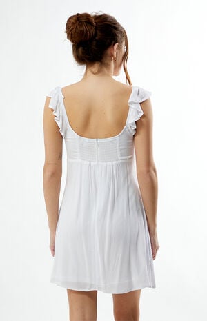 Keyhole Babydoll Mini Dress image number 5