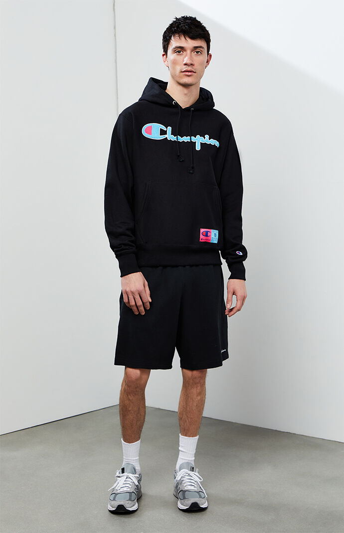Pop Jock Tag Reverse Weave Hoodie