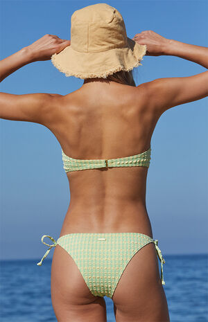 Wave Check Tie Side Bikini Bottom image number 3