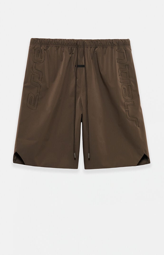 Fear of God Brown Active Trace Relaxed Shorts
