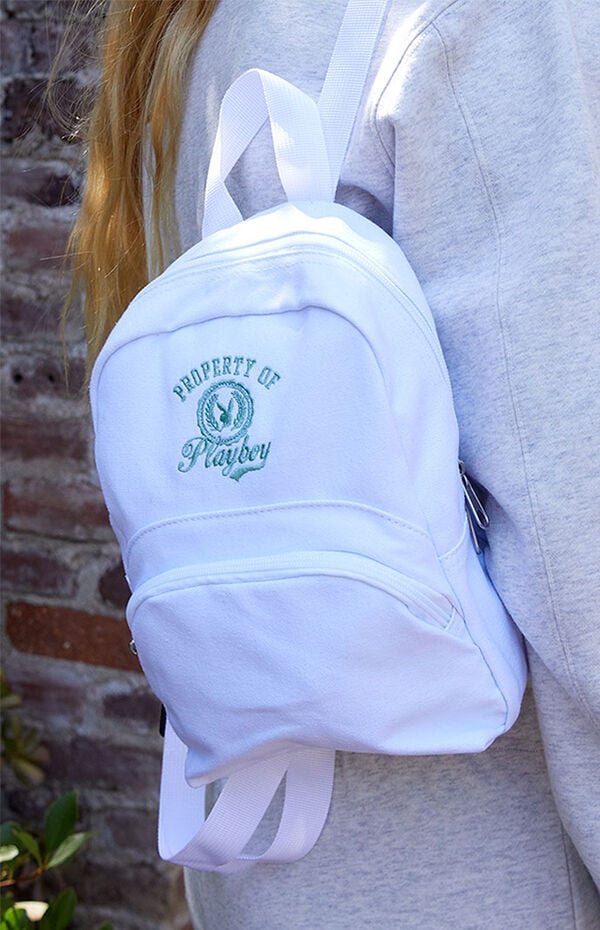By PacSun Cream Property Mini Backpack
