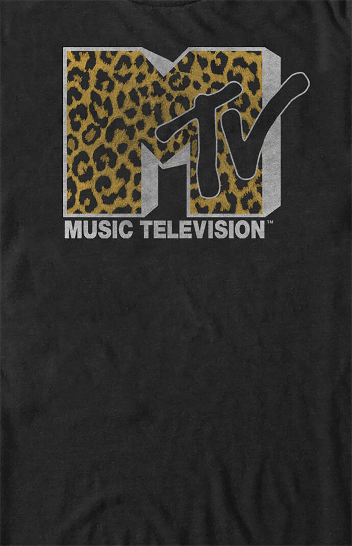 MTV Cheetah Logo Short Sleeve T-Shirt