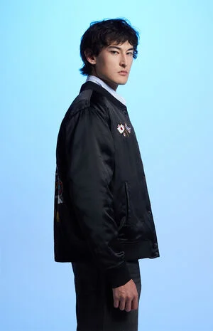 x Pacsun Suzuka Sakura Satin Jacket image number 4