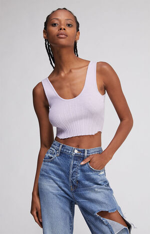 Variegate Bustier Tank Top image number 1