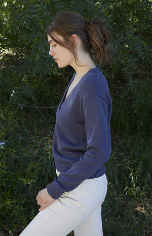 Navy Billie Cardigan image number 3