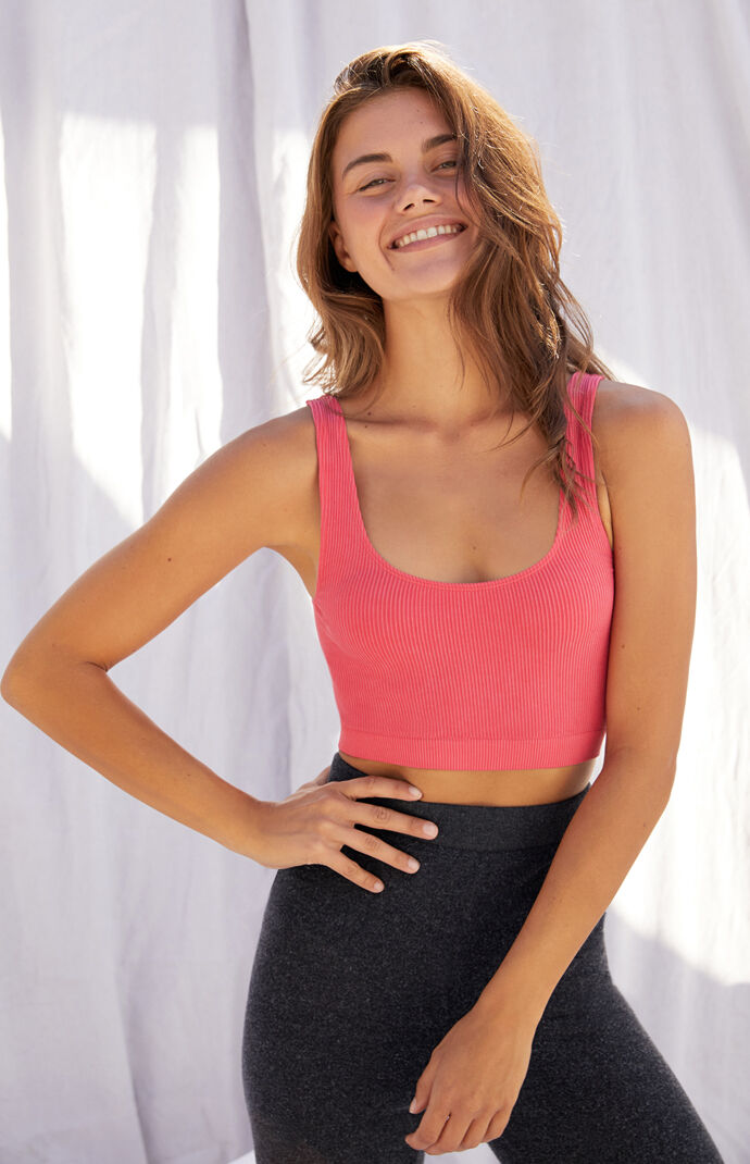 Seamless Ribbed Longline Bralette