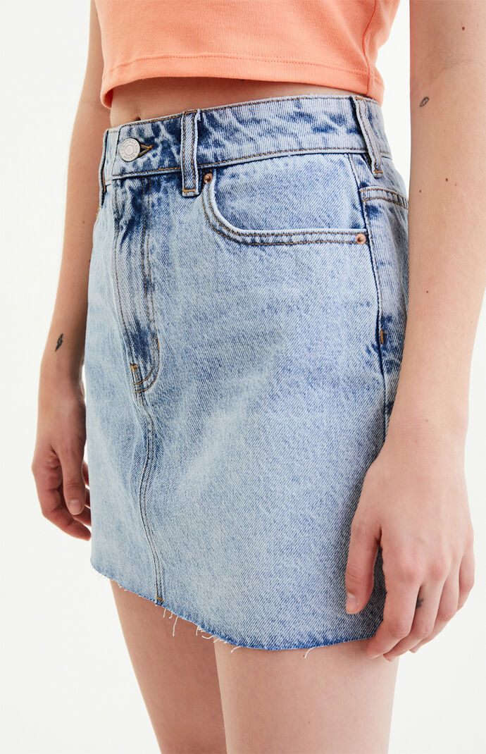 pacsun denim skirt