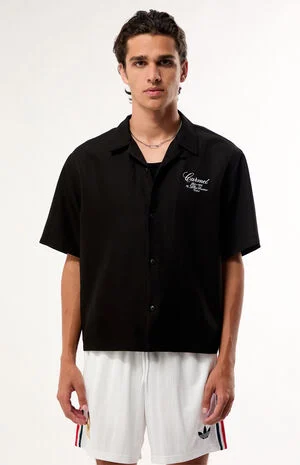 Black Carmel Camp Shirt image number 1
