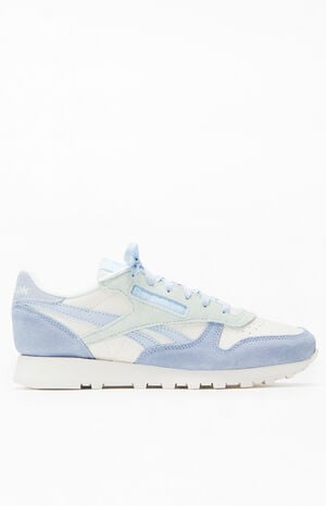 Women's Blue Classic Leather & Suede Sneakers