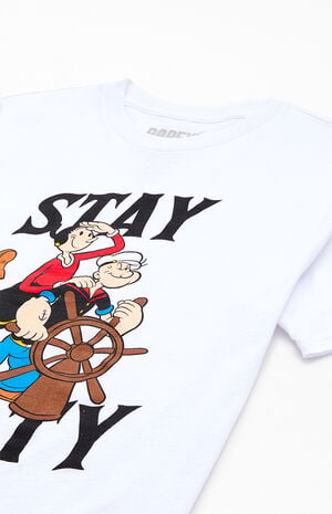 Kids Stay Salty Popeye T-Shirt image number 2