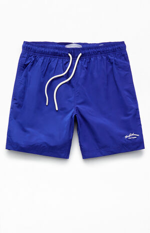 Solid Nylon 6.5" Swim Trunks image number 1