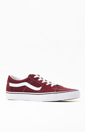 Burgundy Sk8-Low Shoes image number 1