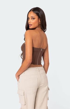 Evangeline Sheer Mesh Corset image number 5
