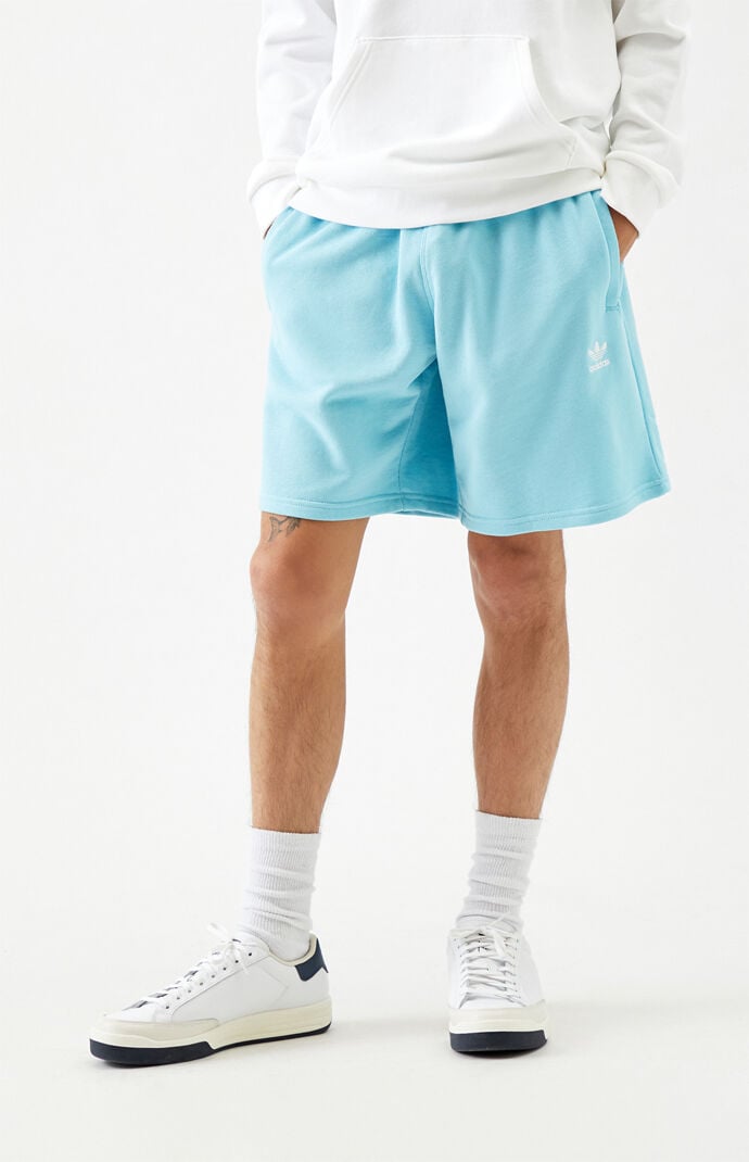 Baby blue hot sale adidas shorts