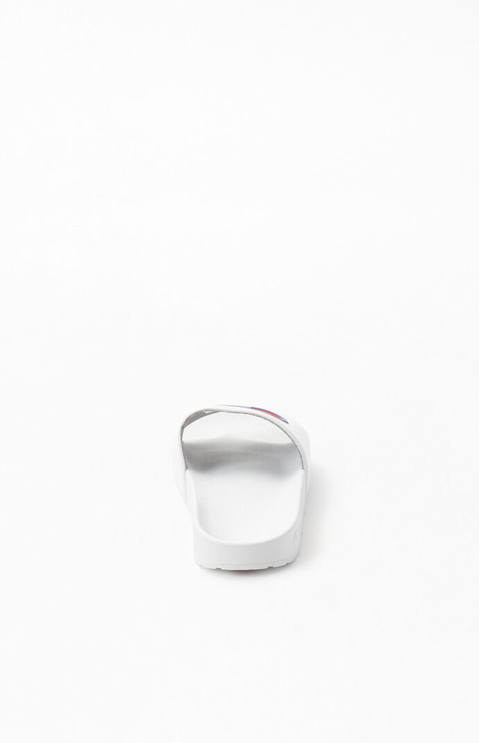 White IPO Slide Sandals