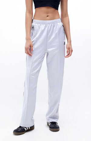 adidas Recycled Silver Adicolor Classics High-Shine Straight Leg Track  Pants