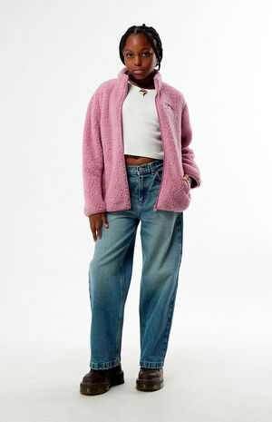Pink Sherpa Jacket image number 4
