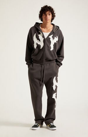 NY Raw Applique Baggy Sweatpants image number 6