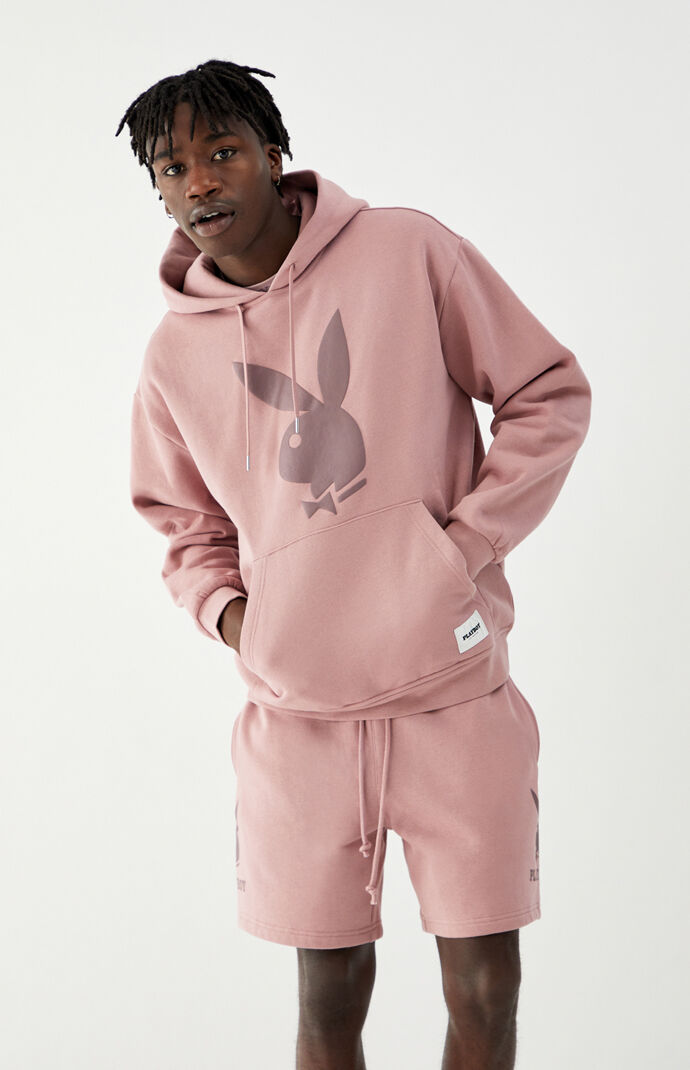 light pink playboy hoodie