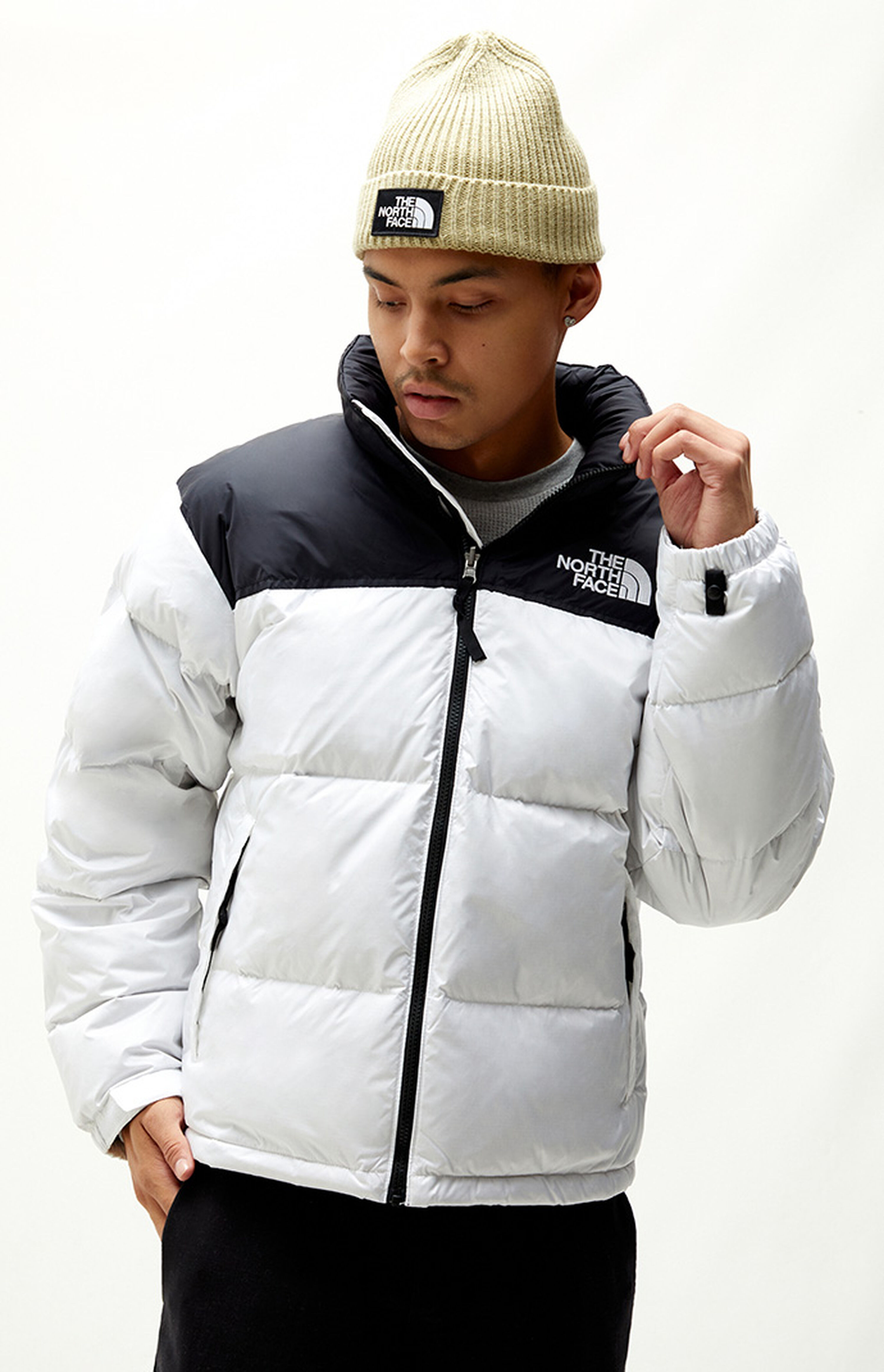 The North Face Black & White 1996 Retro Nuptse Jacket PacSun