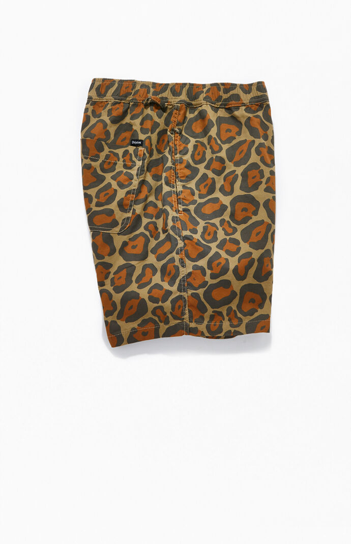 Brown Steady Elastic WB Shorts