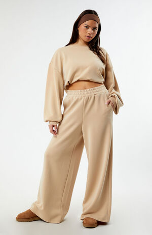 Pull-On Wide Leg Pants image number 1