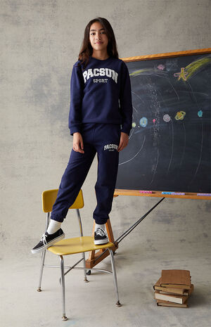 Navy Jogger Sweatpants image number 1