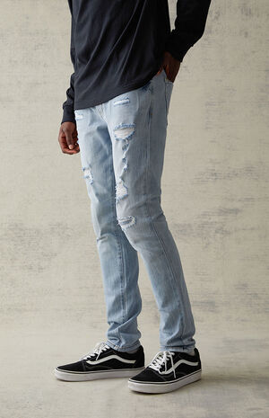 Eco Skinny Indigo Comfort Stretch Jeans image number 3