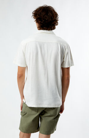 Linen Embroidered Woven Shirt image number 4